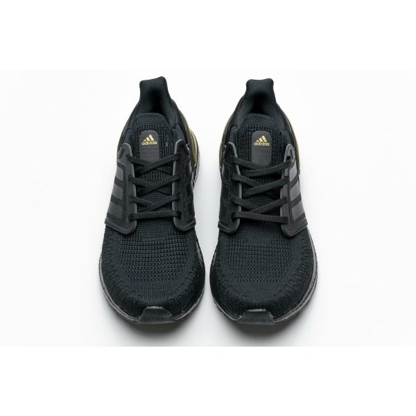 Fake Adidas Ultra Boost 20 Core Black Gold Metallic EG0754