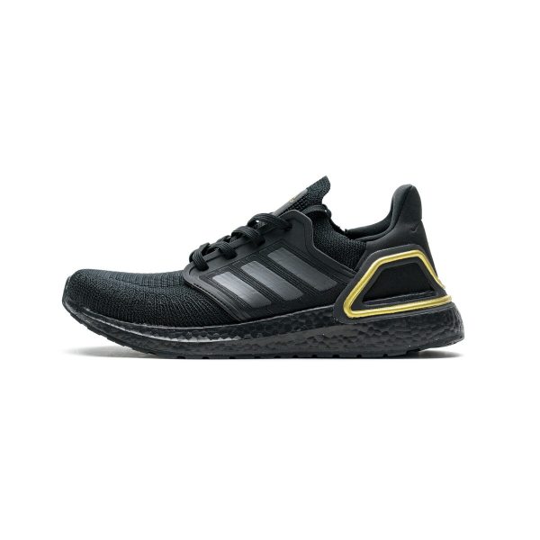 Fake Adidas Ultra Boost 20 Core Black Gold Metallic EG0754