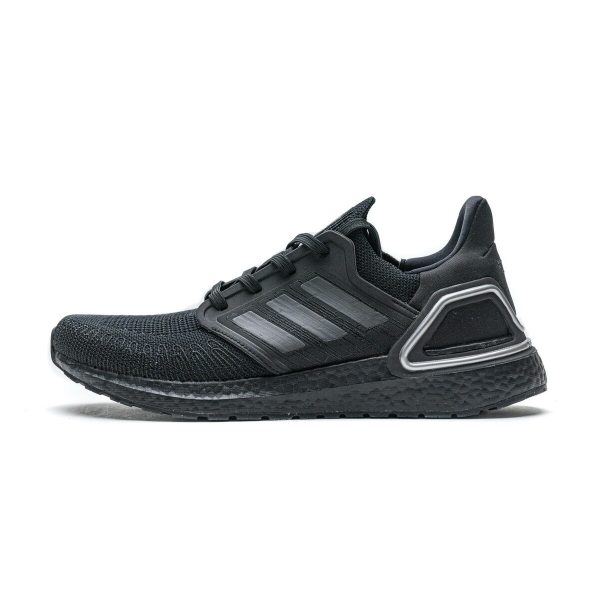 Fake Adidas Ultra Boost 20 Core Black Silver Metallic FV8333