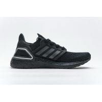 Fake Adidas Ultra Boost 20 Core Black Silver Metallic FV8333