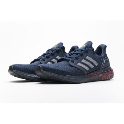 Fake Adidas Ultra Boost 20 Dark Blue Red FY3451