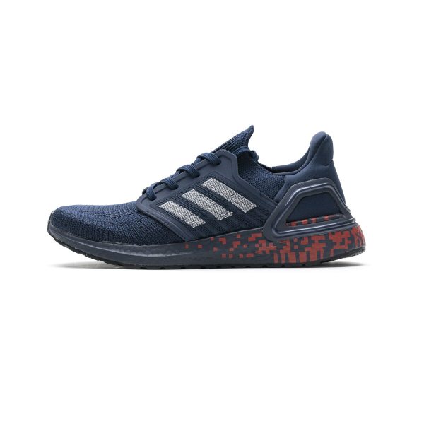 Fake Adidas Ultra Boost 20 Dark Blue Red FY3451