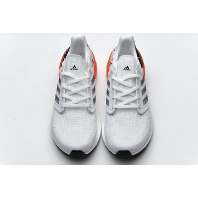 Fake Adidas Ultra Boost 20 Splatter White Black EG0699