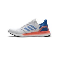 Fake Adidas Ultra Boost 20 White Glory Blue Solar Red FY3453