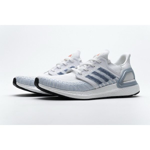 Fake Adidas Ultra Boost 20 White Light Blue FY3454