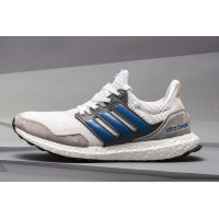 Fake Adidas Ultra Boost S&amp;L White True Blue Grey EF0723