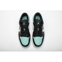 Fake Air Jordan 1 Low Emerald Toe  553558-117