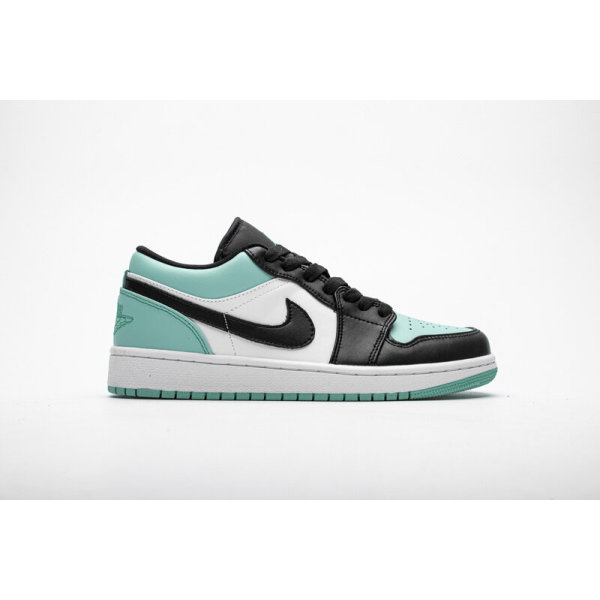 Fake Air Jordan 1 Low Emerald Toe  553558-117