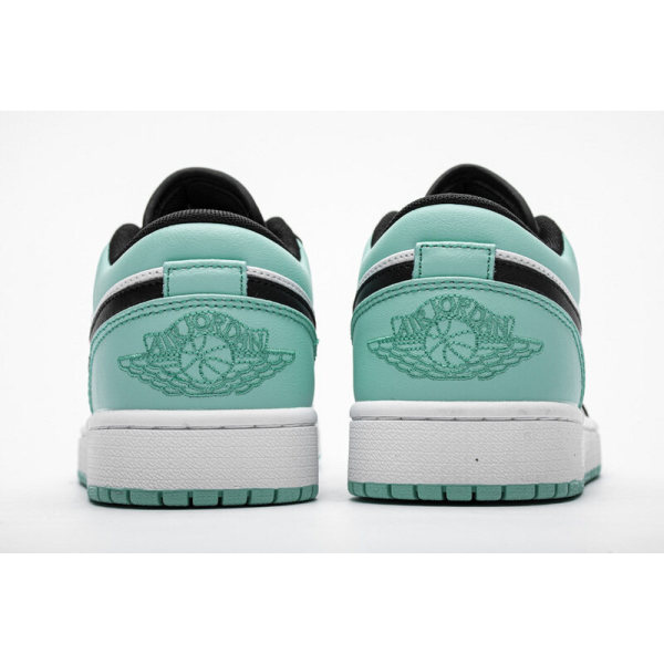 Fake Air Jordan 1 Low Emerald Toe  553558-117