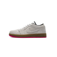 Fake Air Jordan 1 Low White Gum Hyper Pink  553558-119