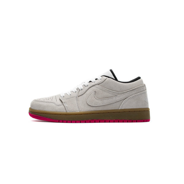 Fake Air Jordan 1 Low White Gum Hyper Pink  553558-119
