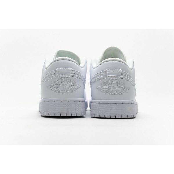 Fake Air Jordan 1 Low White Pure Platnium  553558-170