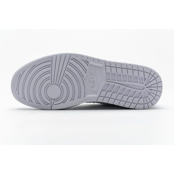 Fake Air Jordan 1 Low White Pure Platnium  553558-170