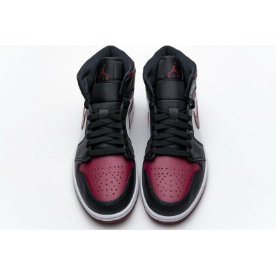 Fake Air Jordan 1 Mid Bred Toe  554724-066