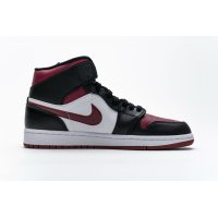 Fake Air Jordan 1 Mid Bred Toe  554724-066