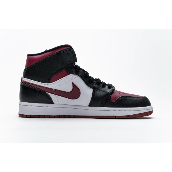 Fake Air Jordan 1 Mid Bred Toe  554724-066