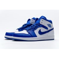 Fake Air Jordan 1 Mid Hyper Royal 554724-114