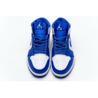 Fake Air Jordan 1 Mid Hyper Royal 554724-114