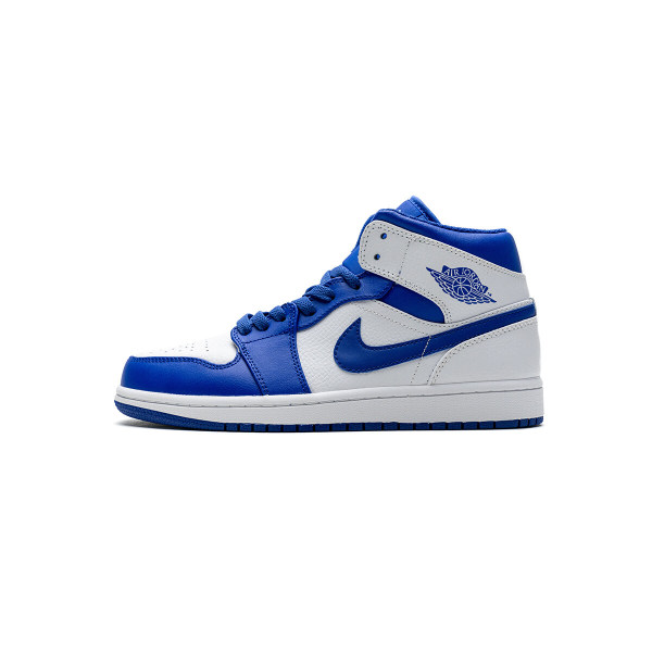 Fake Air Jordan 1 Mid Hyper Royal 554724-114