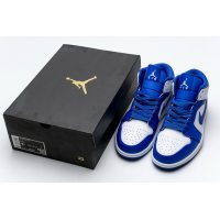 Fake Air Jordan 1 Mid Hyper Royal 554724-114