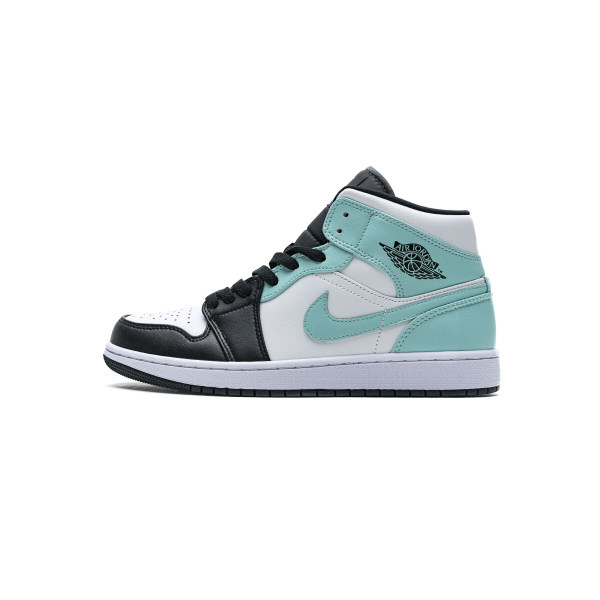 Fake Air Jordan 1 Mid Island Green  554724-132