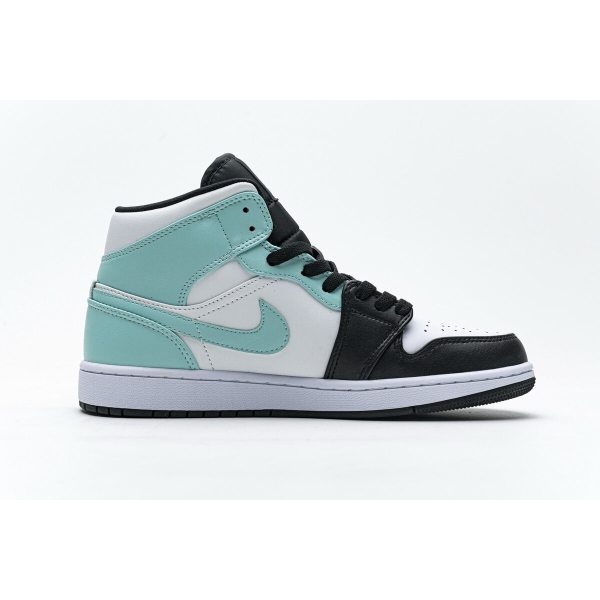 Fake Air Jordan 1 Mid Island Green  554724-132