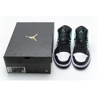 Fake Air Jordan 1 Mid Island Green  554724-132