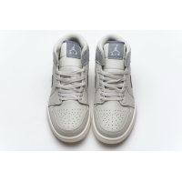 Fake Air Jordan 1 Mid Light Bone Grey Fog  852542-003