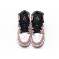 Fake Air Jordan 1 Mid Pink Quartz (GS) 555112-603