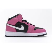 Fake Air Jordan 1 Mid Pinksicle (GS)  555112-002