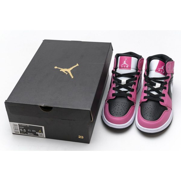 Fake Air Jordan 1 Mid Pinksicle (GS)  555112-002