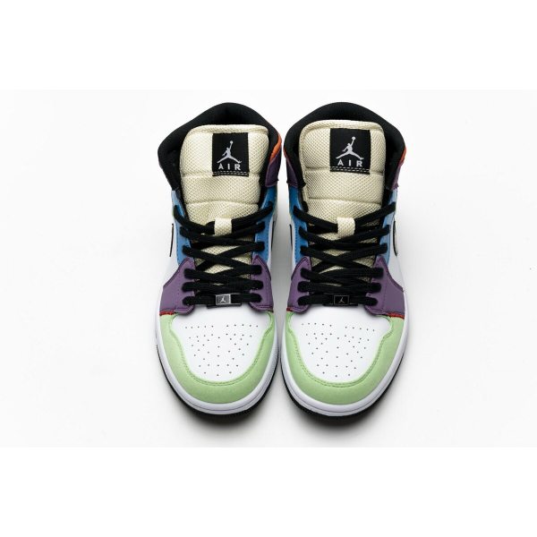 Fake Air Jordan 1 Mid SE Multi-Color (W)  CW1140-100