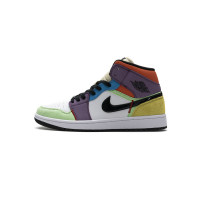 Fake Air Jordan 1 Mid SE Multi-Color (W)  CW1140-100