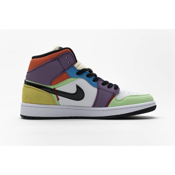 Fake Air Jordan 1 Mid SE Multi-Color (W)  CW1140-100