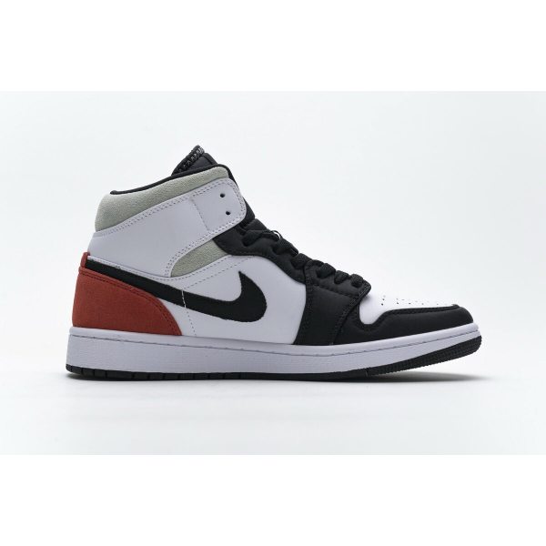 Fake Air Jordan 1 Mid SE Union Black Toe  852542-100