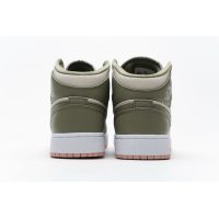 Fake Air Jordan 1 Mid Trooper Bleached Coral (GS)  555112-225