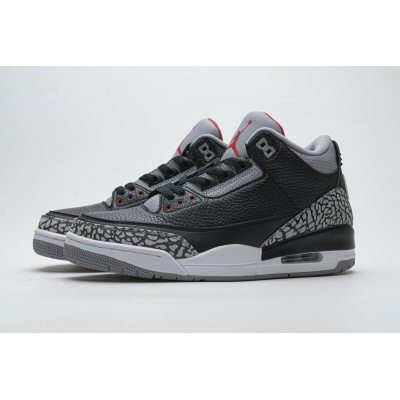 Fake Air Jordan 3 Retro Black Cement (2018) 854262-001