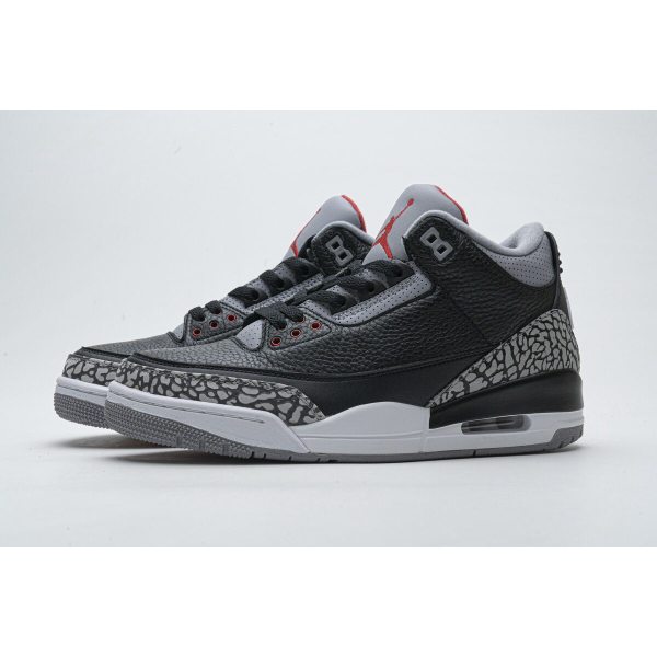 Fake Air Jordan 3 Retro Black Cement (2018) 854262-001