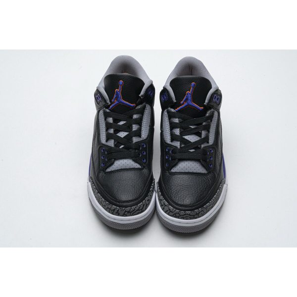 Fake Air Jordan 3 Retro Black Court Purple CT8532-050