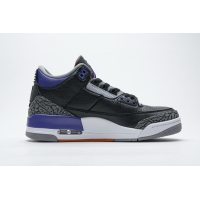 Fake Air Jordan 3 Retro Black Court Purple CT8532-050