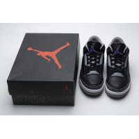 Fake Air Jordan 3 Retro Black Court Purple CT8532-050