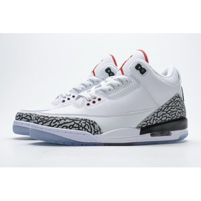 Fake Air Jordan 3 Retro Free Throw Line White Cement 923096-101