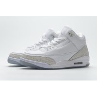 Fake Air Jordan 3 Retro Pure White (2018) 136064-111