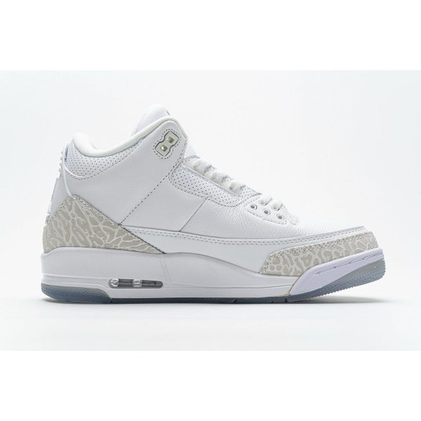 Fake Air Jordan 3 Retro Pure White (2018) 136064-111