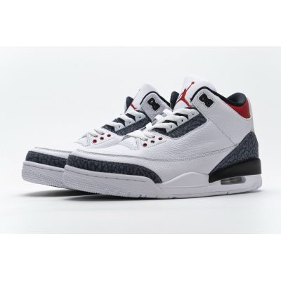 Fake Air Jordan 3 Retro SE Fire Red Denim (2020) CZ6431-100