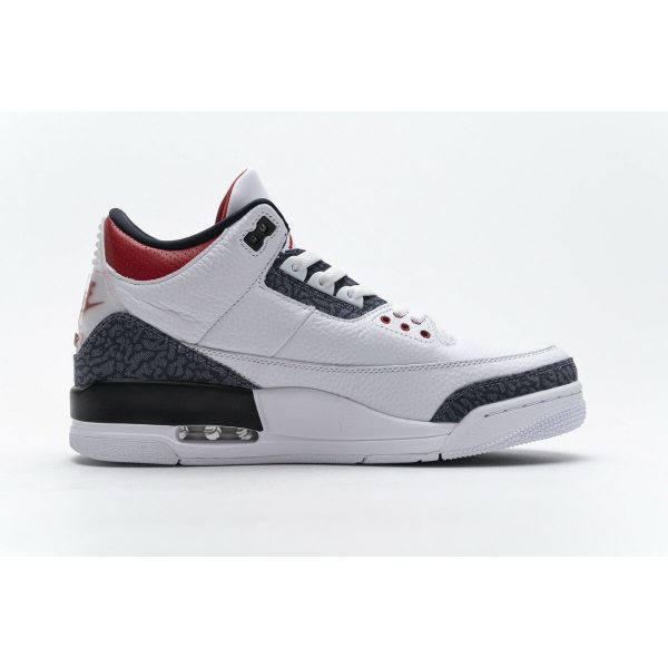 Fake Air Jordan 3 Retro SE Fire Red Denim (2020) CZ6431-100