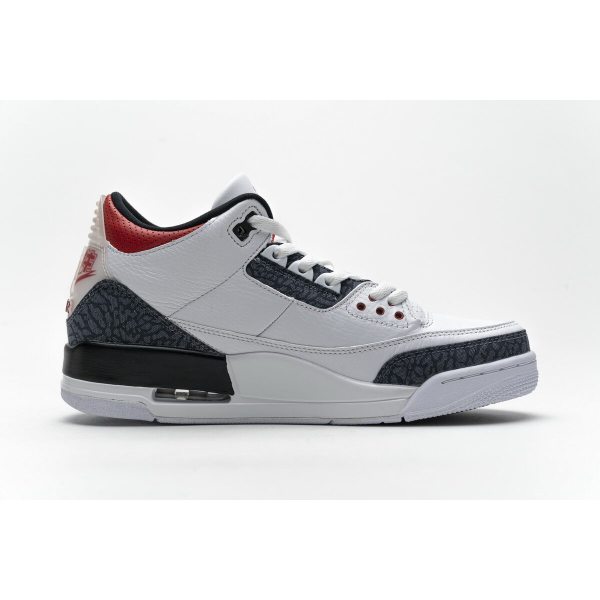 Fake Air Jordan 3 Retro SE-T CO JP Fire Red Denim CZ6433-100