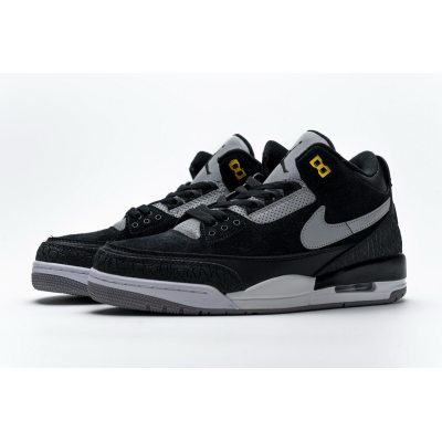 Fake Air Jordan 3 Retro Tinker Black Cement Gold CK4348-007