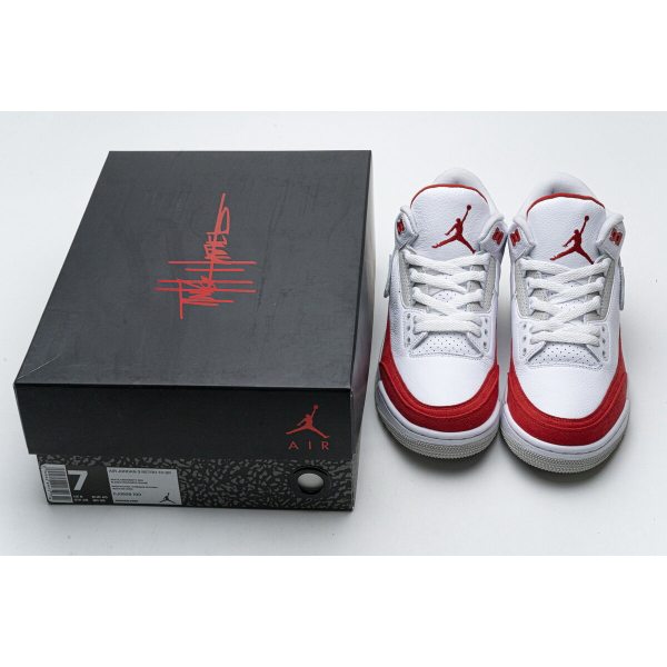 Fake Air Jordan 3 Retro Tinker White University Red CJ0939-100