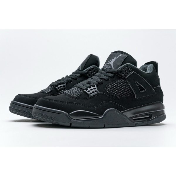 Fake Air Jordan 4 Retro Black Cat (2020) CU1110-010